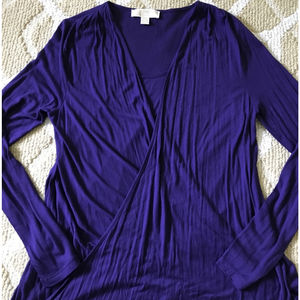 Michael Kors purple top, size medium